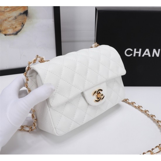 Chanel Mini Classic Flap Caviar Handbag