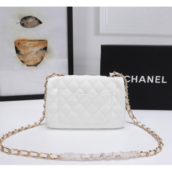 Chanel Mini Classic Flap Caviar Handbag