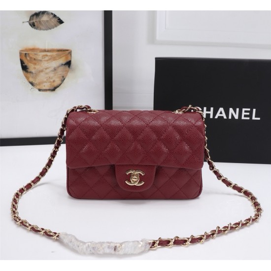 Chanel Mini Classic Flap Caviar Handbag