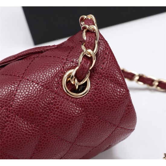 Chanel Mini Classic Flap Caviar Handbag