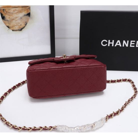 Chanel Mini Classic Flap Caviar Handbag