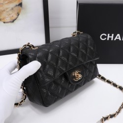 Chanel Mini Classic Flap Caviar Handbag