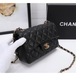 Chanel Mini Classic Flap Caviar Handbag