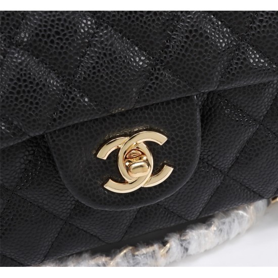 Chanel Mini Classic Flap Caviar Handbag