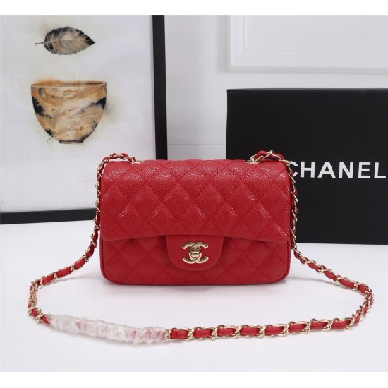 Chanel Mini Classic Flap Caviar Handbag