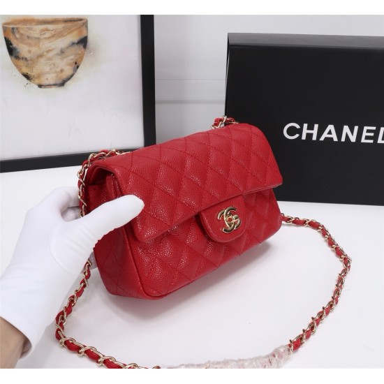 Chanel Mini Classic Flap Caviar Handbag