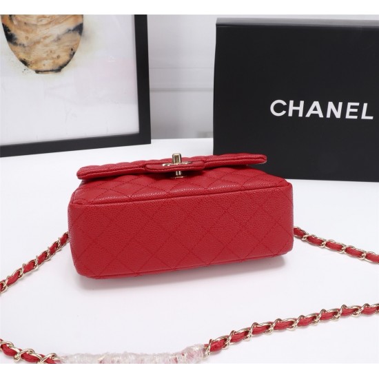 Chanel Mini Classic Flap Caviar Handbag