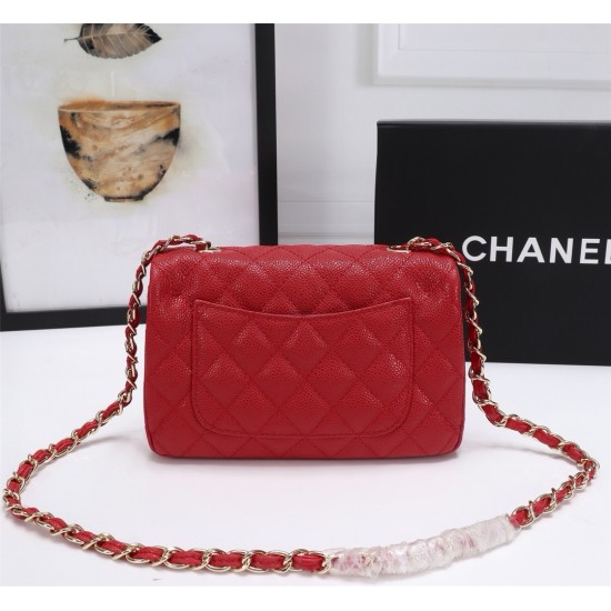 Chanel Mini Classic Flap Caviar Handbag