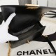 Chanel Boy Flap Medium in Quilted Lambskin - Black with Gold Hardware