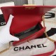 Chanel Boy Flap Medium in Quilted Lambskin - Red with Gold Hardware