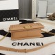 Chanel Boy Flap Medium in Quilted Lambskin - Beige with Gold Hardware