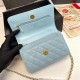 Chanel 22S Quilted Caviar Top Handle Wallet On Chain