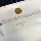 Chanel 22S Quilted Caviar Top Handle Wallet On Chain