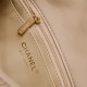 Chanel 23s Quilted Leather Medium Square Charm Strap Flap Bag