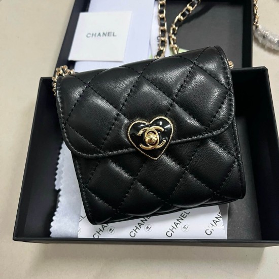 Chanel Black Leather Mini Bag