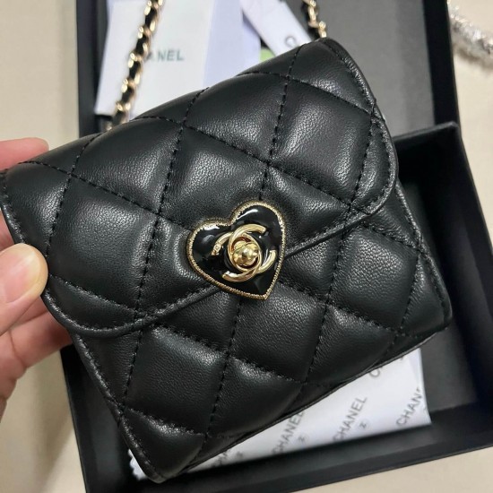 Chanel Black Leather Mini Bag