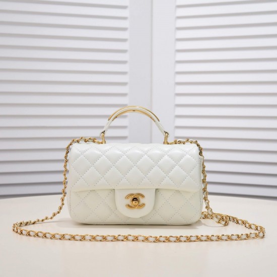 Chanel 22B Mini Flap Bag with Top Handle