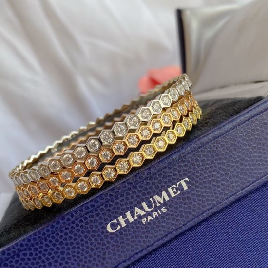 Chaumet Bee My Love Pavé Diamond Bracelet in 3 Colors