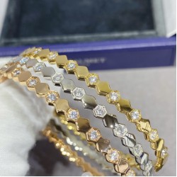 Chaumet Bee My Love Pavé Diamond Bracelet in 3 Colors