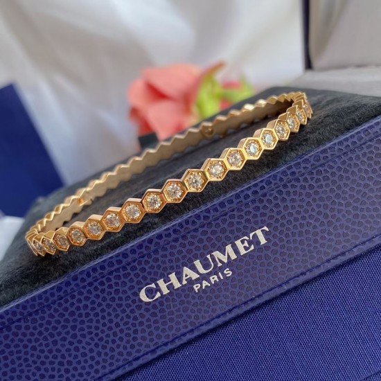 Chaumet Bee My Love Pavé Diamond Bracelet in 3 Colors