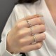 Chaumet Bee My Love pavé diamond ring in 3 colors