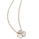 Chopard Happy Hearts Wings Diamond Necklace With Two Mother-of-pearl