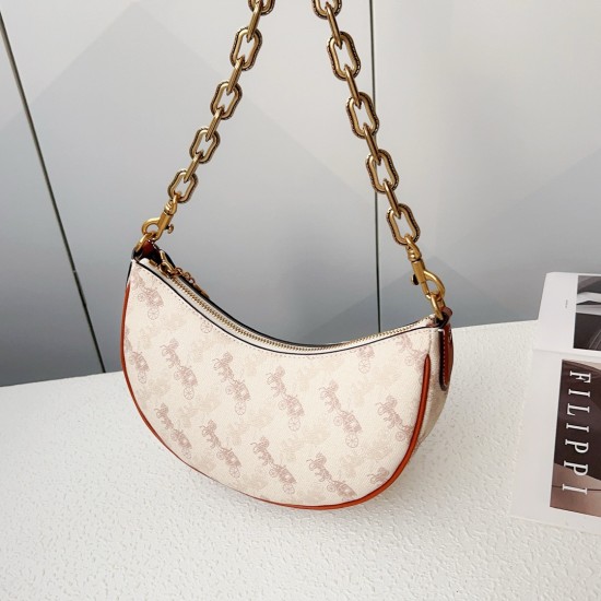 Coach Mira Shoulder Bag with Horse and Carriage Print