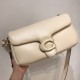 Coach Pillow Tabby Leather Shoulder Bag in White