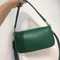 Coach Pillow Tabby Leather Shoulder Bag in Green