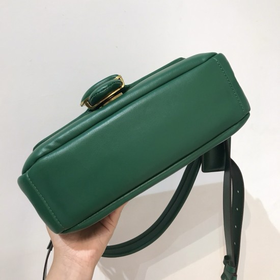 Coach Pillow Tabby Leather Shoulder Bag in Green