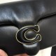 Coach Pillow Tabby Leather Shoulder Bag in Black