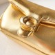 Coach Pillow Tabby Mini Leather Shoulder Bag in Gold