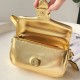 Coach Pillow Tabby Mini Leather Shoulder Bag in Gold