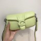 Coach Pillow Tabby Mini Leather Shoulder Bag in Mint Green