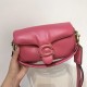 Coach Pillow Tabby Mini Leather Shoulder Bag in Rouge