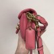 Coach Pillow Tabby Mini Leather Shoulder Bag in Rouge