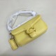 Coach Pillow Tabby Mini Leather Shoulder Bag in Light Yellow