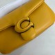 Coach Pillow Tabby Mini Leather Shoulder Bag in Yellow