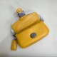 Coach Pillow Tabby Mini Leather Shoulder Bag in Yellow