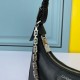 Givenchy Moon Cut Small Leather Shoulder Bag In Black