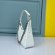 Givenchy Moon Cut Small Leather Shoulder Bag In White