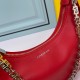 Givenchy Moon Cut Small Leather Shoulder Bag In Red