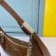 Givenchy Moon Cut Small Leather Shoulder Bag In Brown