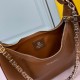 Givenchy Moon Cut Small Leather Shoulder Bag In Brown