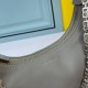 Givenchy Moon Cut Small Leather Shoulder Bag In Grey