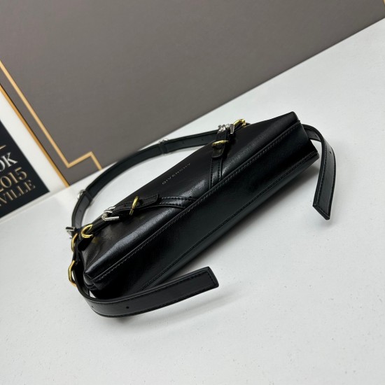 Givenchy Voyou Shoulder Bag In Black