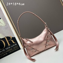 Givenchy Voyou Shoulder Bag In Pink