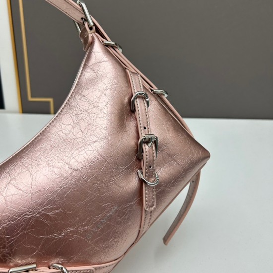 Givenchy Voyou Shoulder Bag In Pink