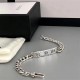 Gucci ghost Chain Bracelet In Silver