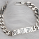 Gucci ghost Chain Bracelet In Silver